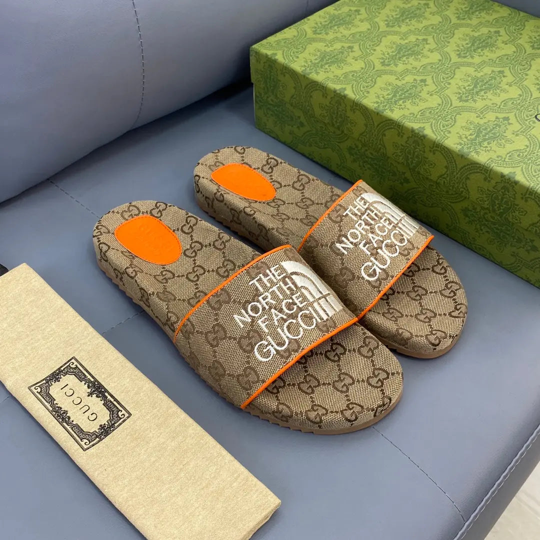 Gucci Signature Logo Slip-On Designer Slippers Metroutfits