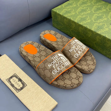 Gucci Signature Logo Slip-On Designer Slippers Metroutfits