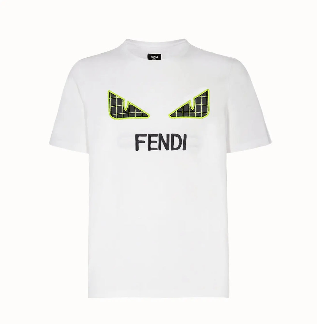 Fendi - Men's T-Shirt Black & White - Designer Casual Wear Metroutfits