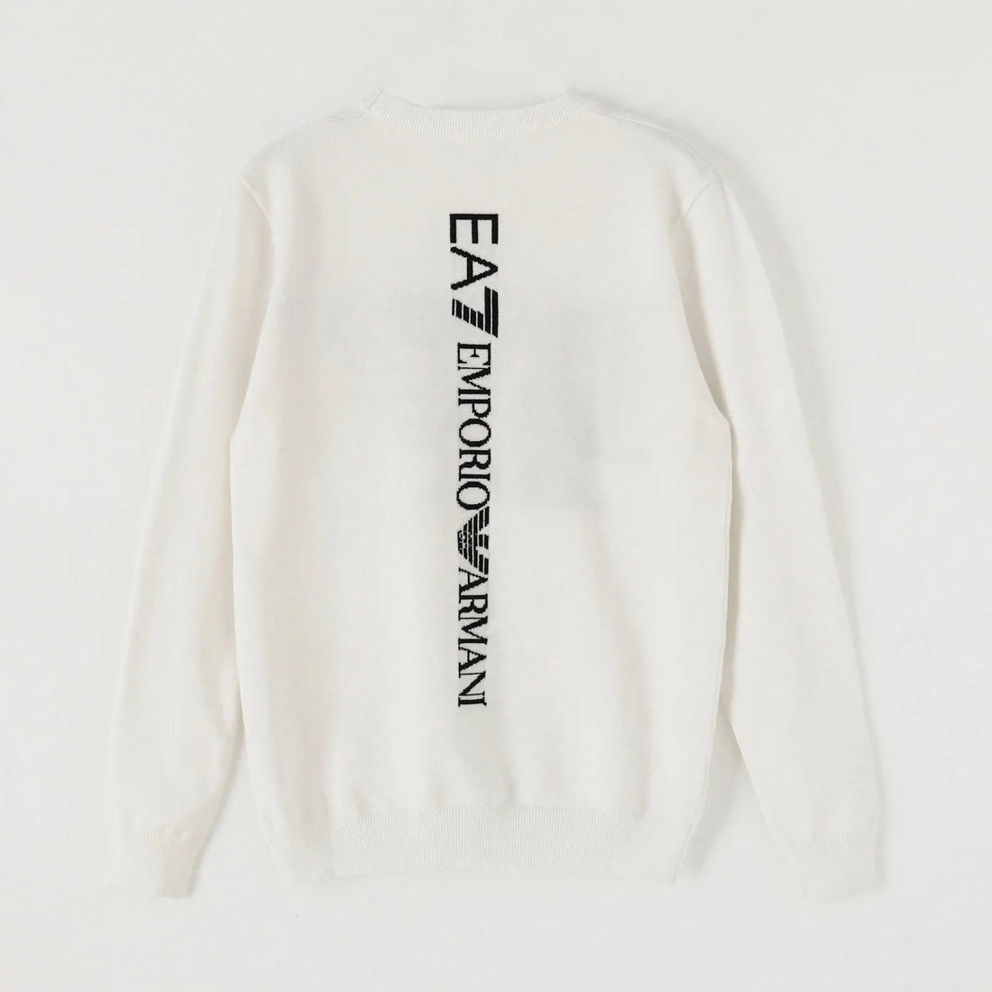 Armani Men's White Designer Sweatshirt Metroutfits