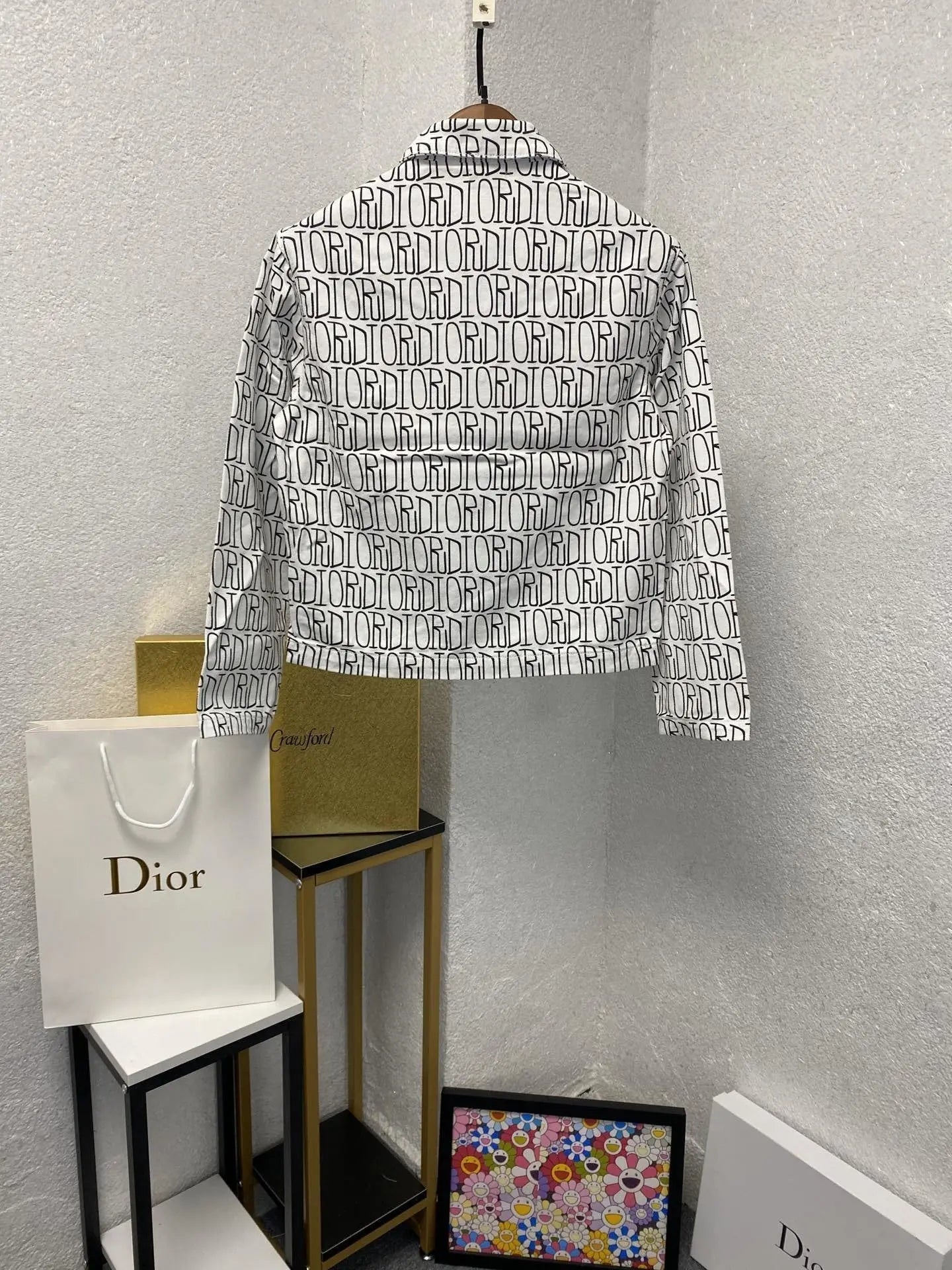 Dior Men's Black and White Designer Jacket Metroutfits