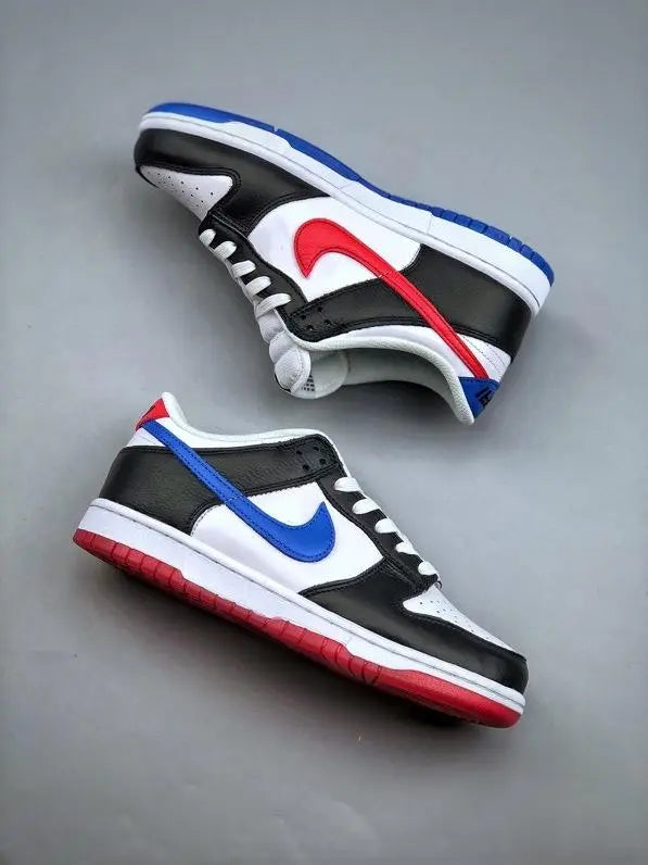 Nike Dunk Low South Korea – Unisex Black White Blue Sneaker Metroutfits