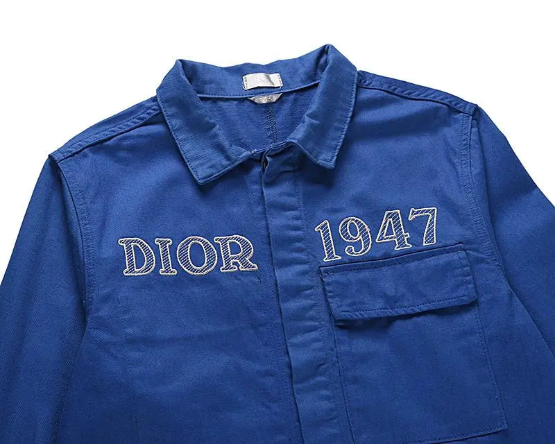 Dior Men's Blue Designer Jacket Metroutfits