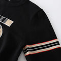 Burberry Men's Black Logo Sweatshirt Metroutfits