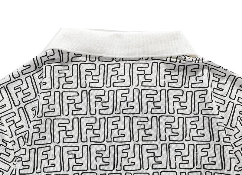 Fendi Men's T-Shirt Black White Metroutfits