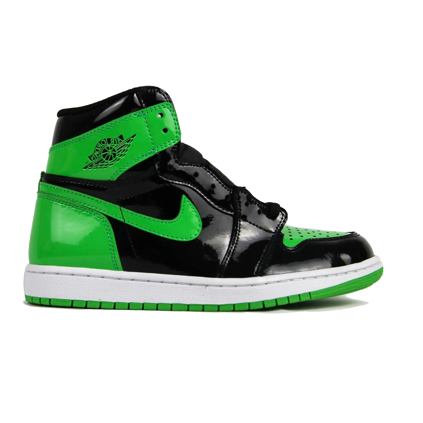 Air Jordan 1 Retro High OG Patent Green Men & Women Sneakers Metroutfits