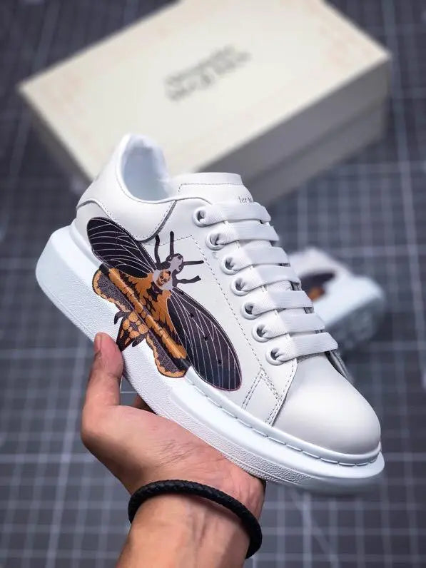 Alexander McQueen Oversize Iconic Men's Sneaker White Metroutfits