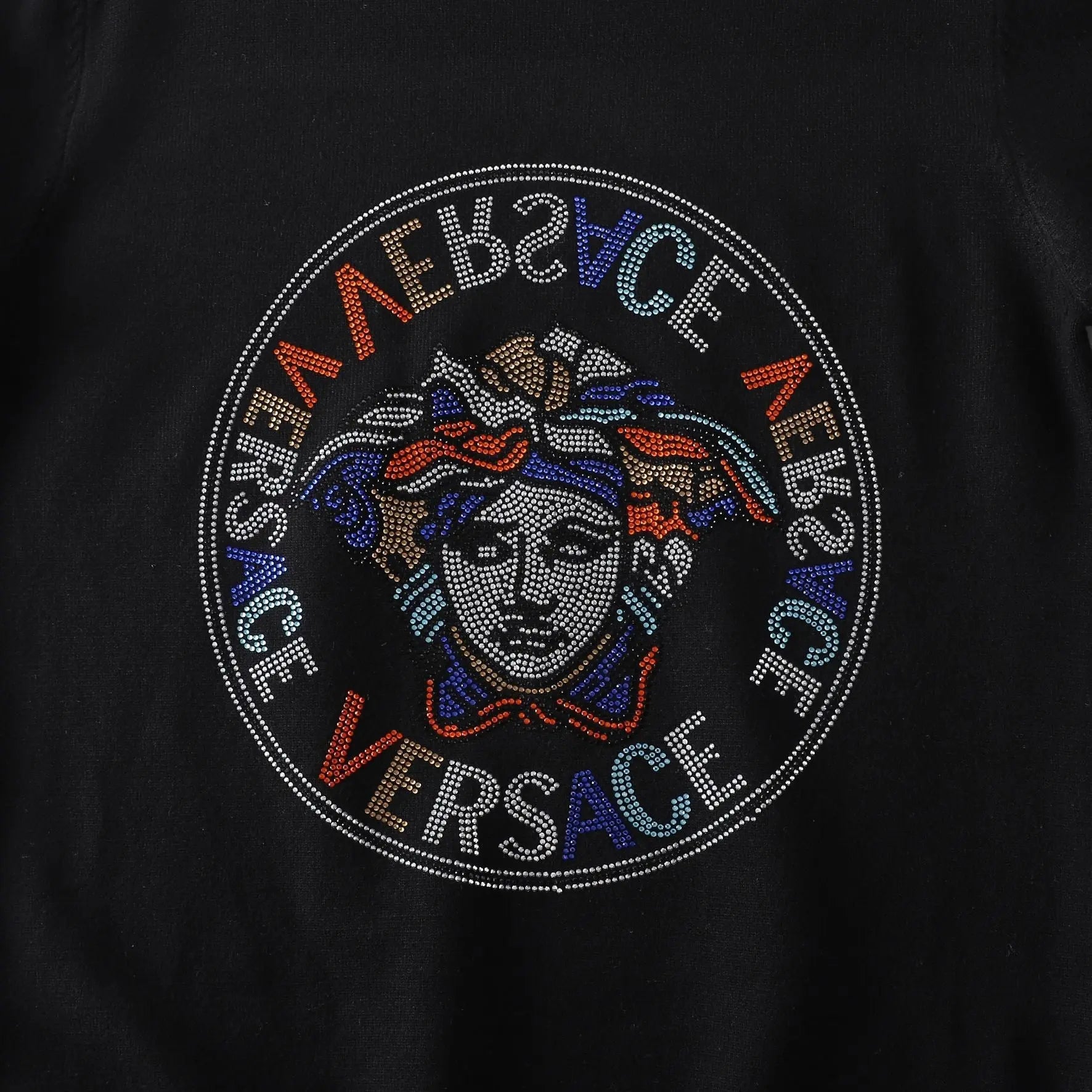 Versace Men's Black Designer Sweatshirt Metroutfits