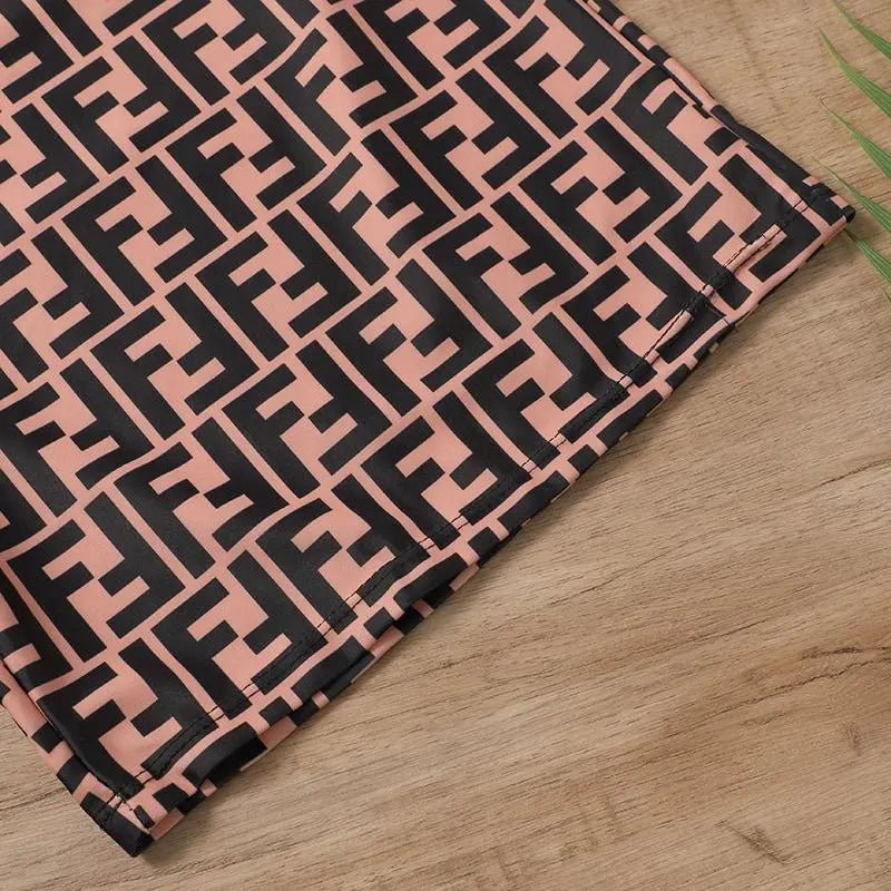 FENDI - Men's Short Black Pink Metroutfits
