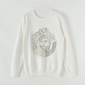Versace Men's White Designer Sweatshirt Metroutfits