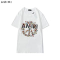 Amiri - Men's T-Shirt Black /White Casual Wear Metroutfits