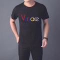 Versace - Men's T-Shirt Black White - Designer Casual Wear Metroutfits