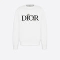 Christian Dior Logo Sweatshirt White Black Red for Men Metroutfits