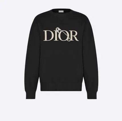 Christian Dior Logo Sweatshirt White Black Red for Men Metroutfits