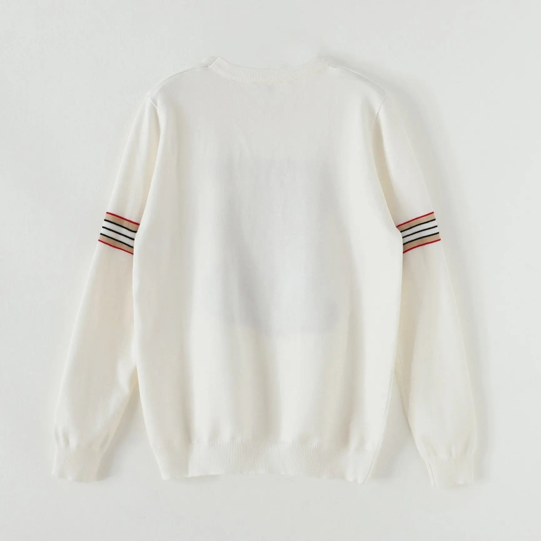 Burberry Men's White Logo Sweatshirt Metroutfits