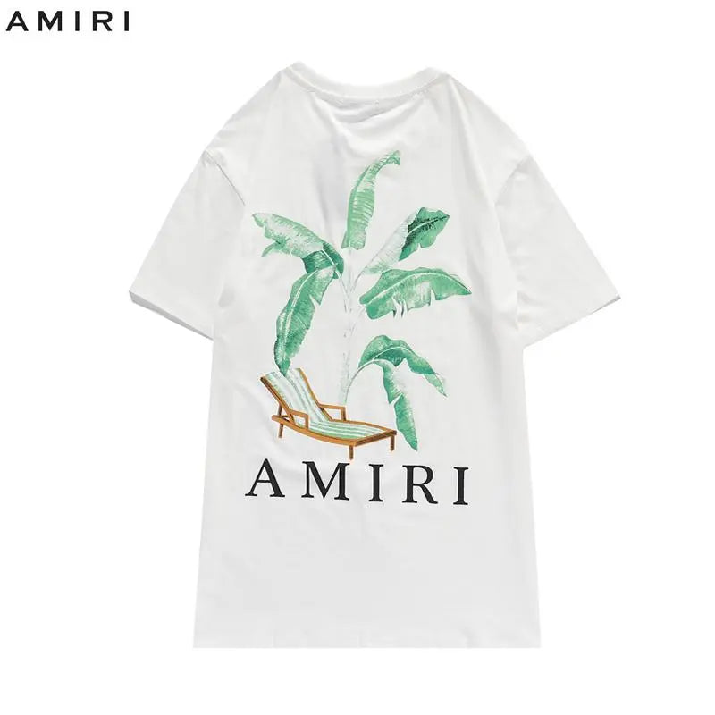 Amiri - Men's T-Shirt Black, White & Blue - Designer Casual Wear Metroutfits