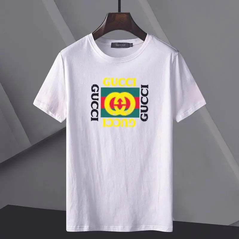 Gucci - Men's T-Shirt Grayblack White - Designer Casual Wear Metroutfits
