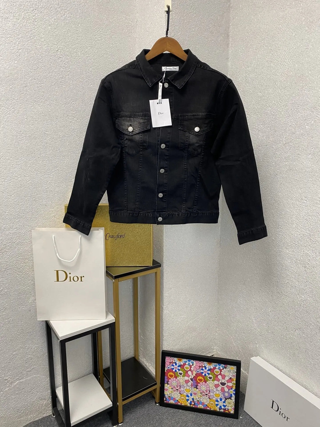 Dior Men's Black Designer Jacket Metroutfits
