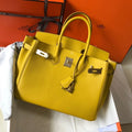 Hermes Birkin 30 cm Jaune de Naples Togo Gold Hardware