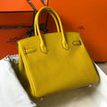 Hermes Birkin 30 cm Jaune de Naples Togo Gold Hardware