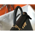 Hermes Kelly 30 Togo Leather Black Gold Hardware - With Strap & Dust Bag - NEW