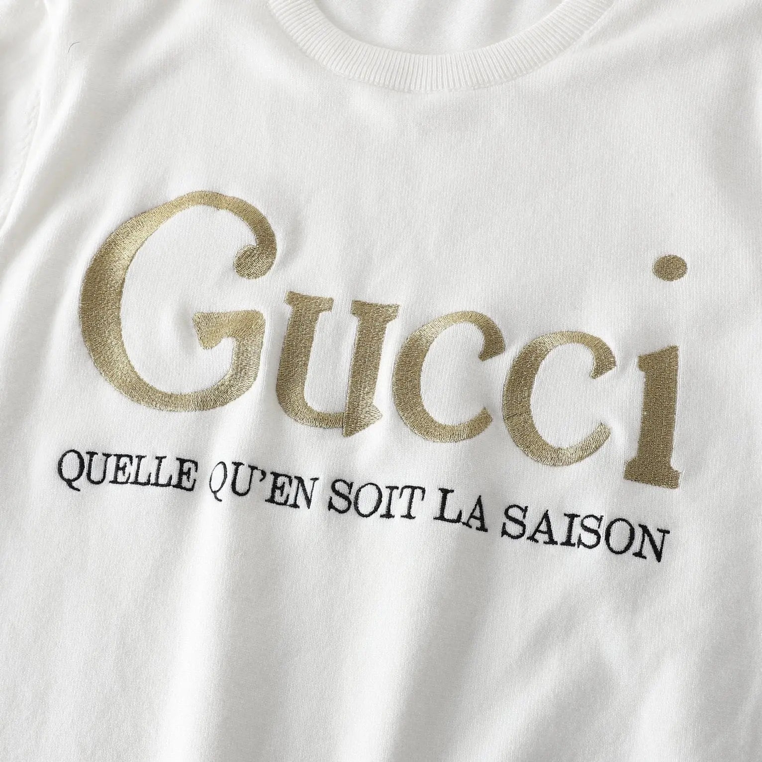 Gucci Men's White Designer Sweatshirt - New with Tag Metroutfits