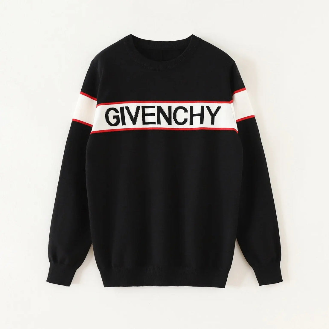 Givenchy Men's Black & White Designer Sweatshirt Metroutfits