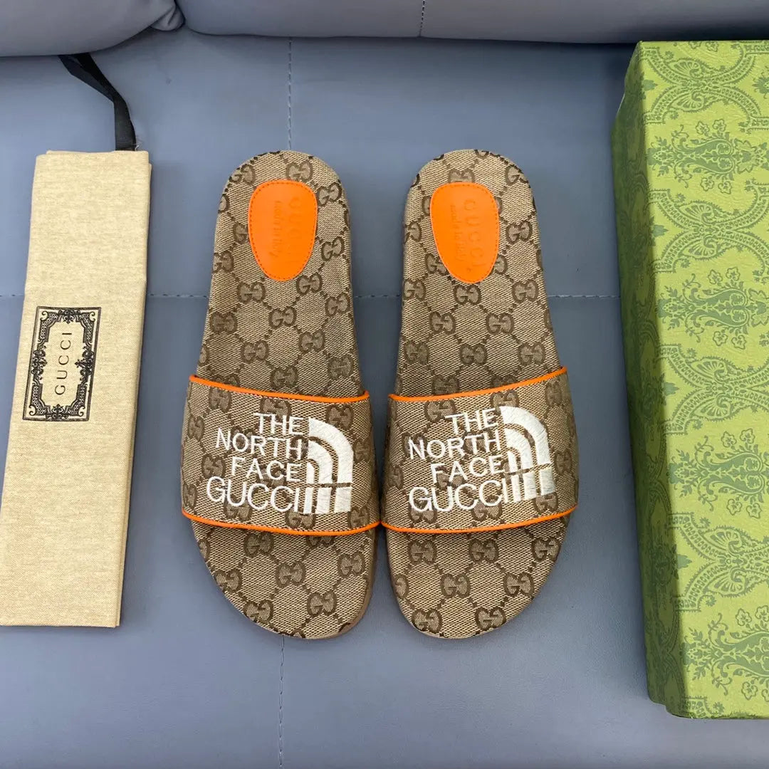 Gucci Signature Logo Slip-On Designer Slippers Metroutfits