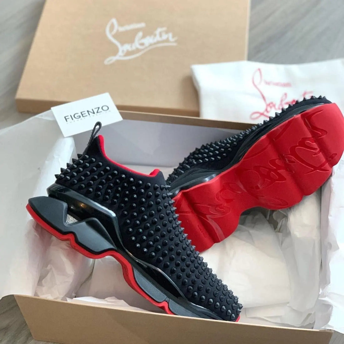 Christian Louboutin Designer Sneaker New With Tag And Box Metroutfits