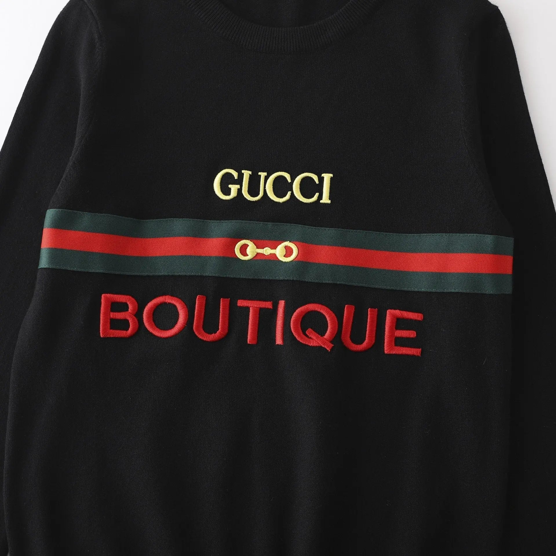 Gucci Men's Black Designer Sweatshirt Metroutfits