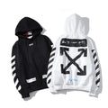 Off White Hoodie Black & White New with Tags Metroutfits
