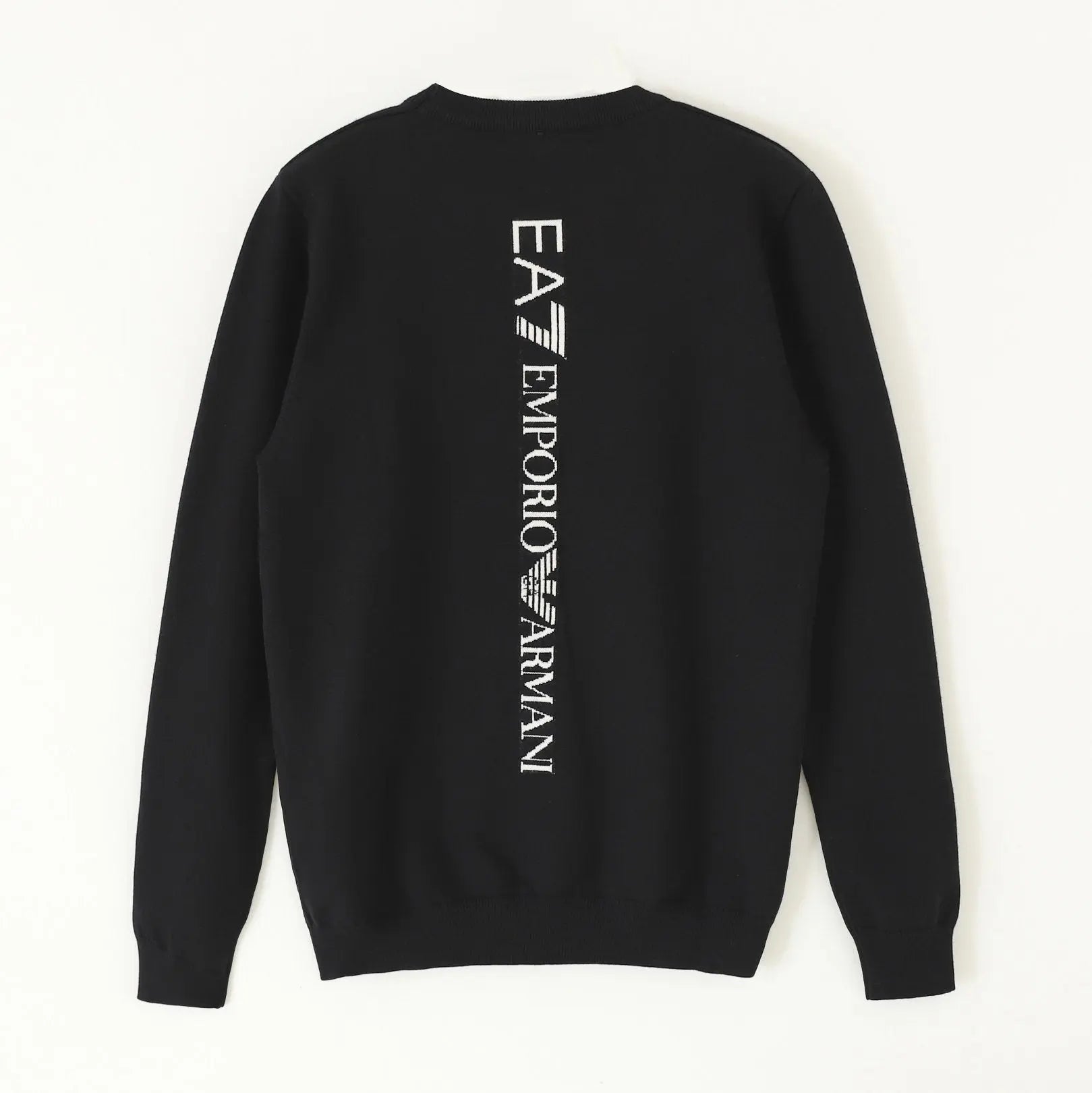 Armani Men's Black Designer Sweatshirt Metroutfits