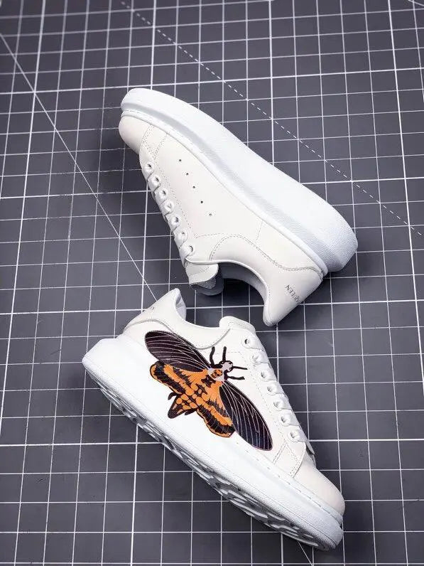 Alexander McQueen Oversize Iconic Men's Sneaker White Metroutfits