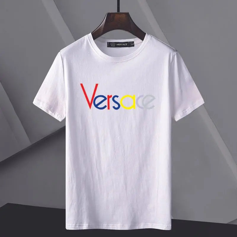 Versace - Men's T-Shirt Black White - Designer Casual Wear Metroutfits