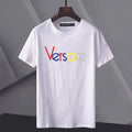 Versace - Men's T-Shirt Black White - Designer Casual Wear Metroutfits