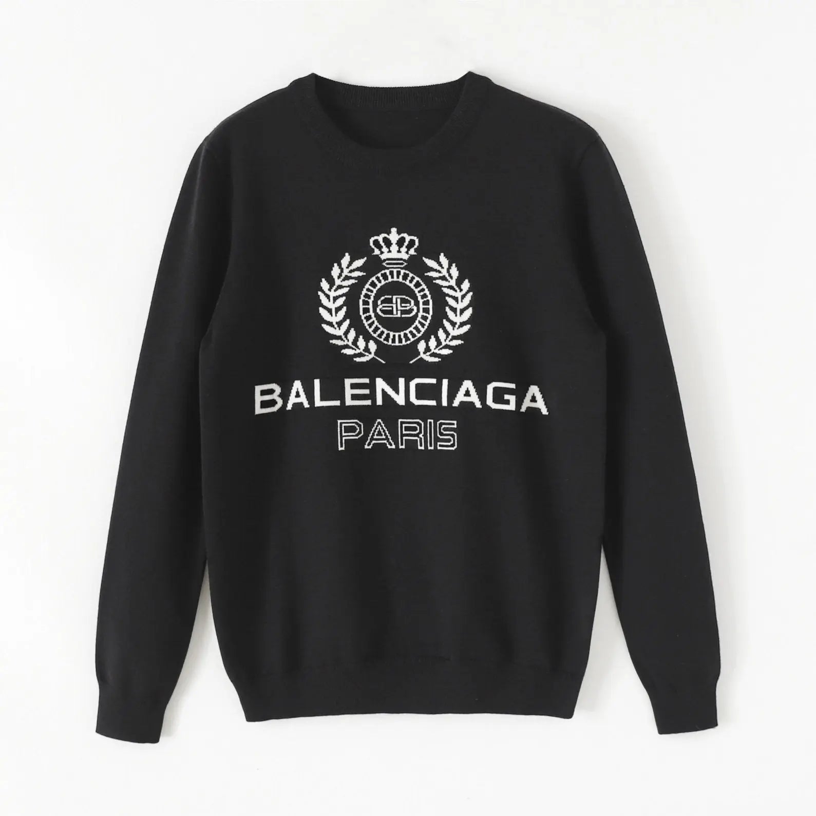 Balenciaga Men's Black Designer Sweatshirt Metroutfits