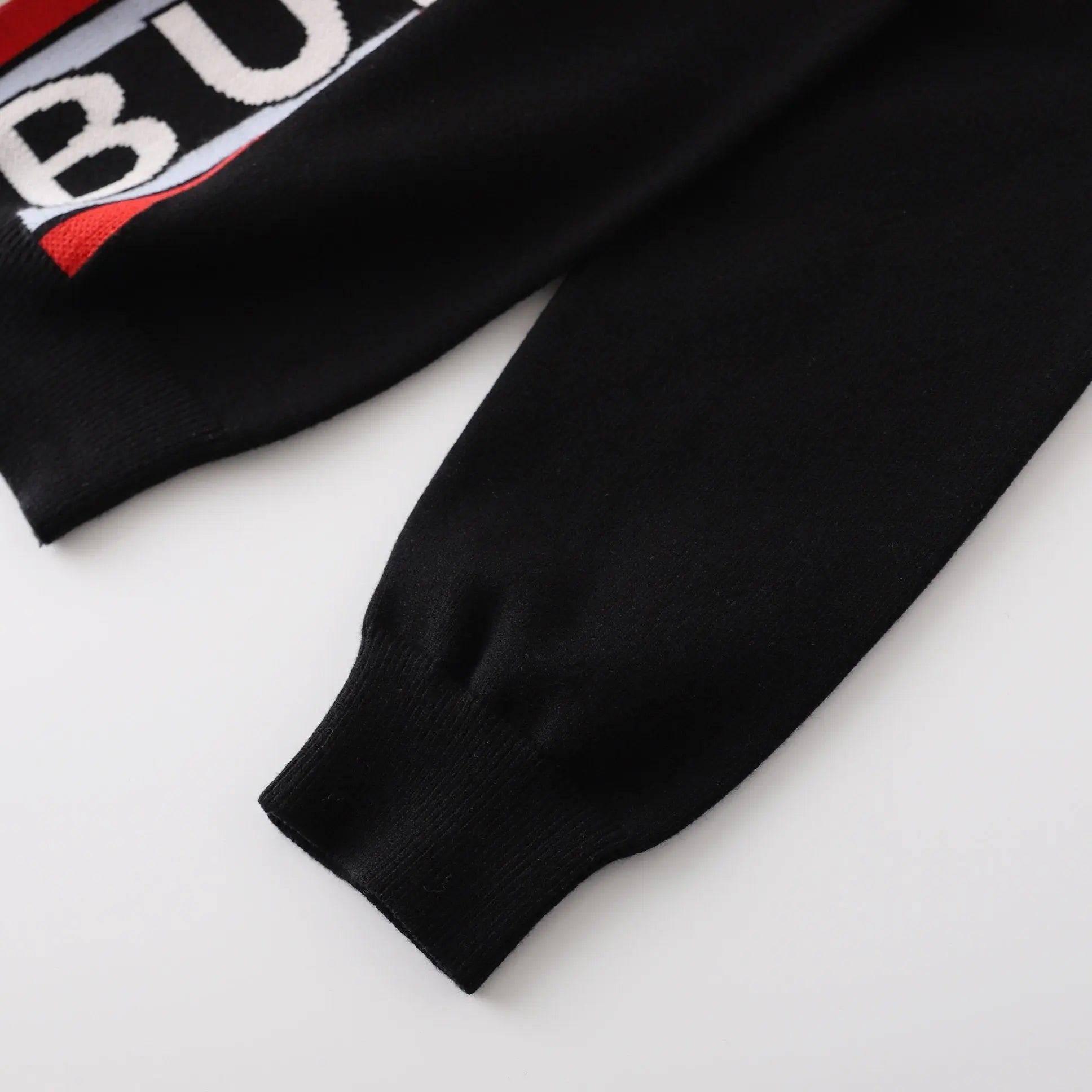 Burberry Men's Black & White Sweatshirt Metroutfits