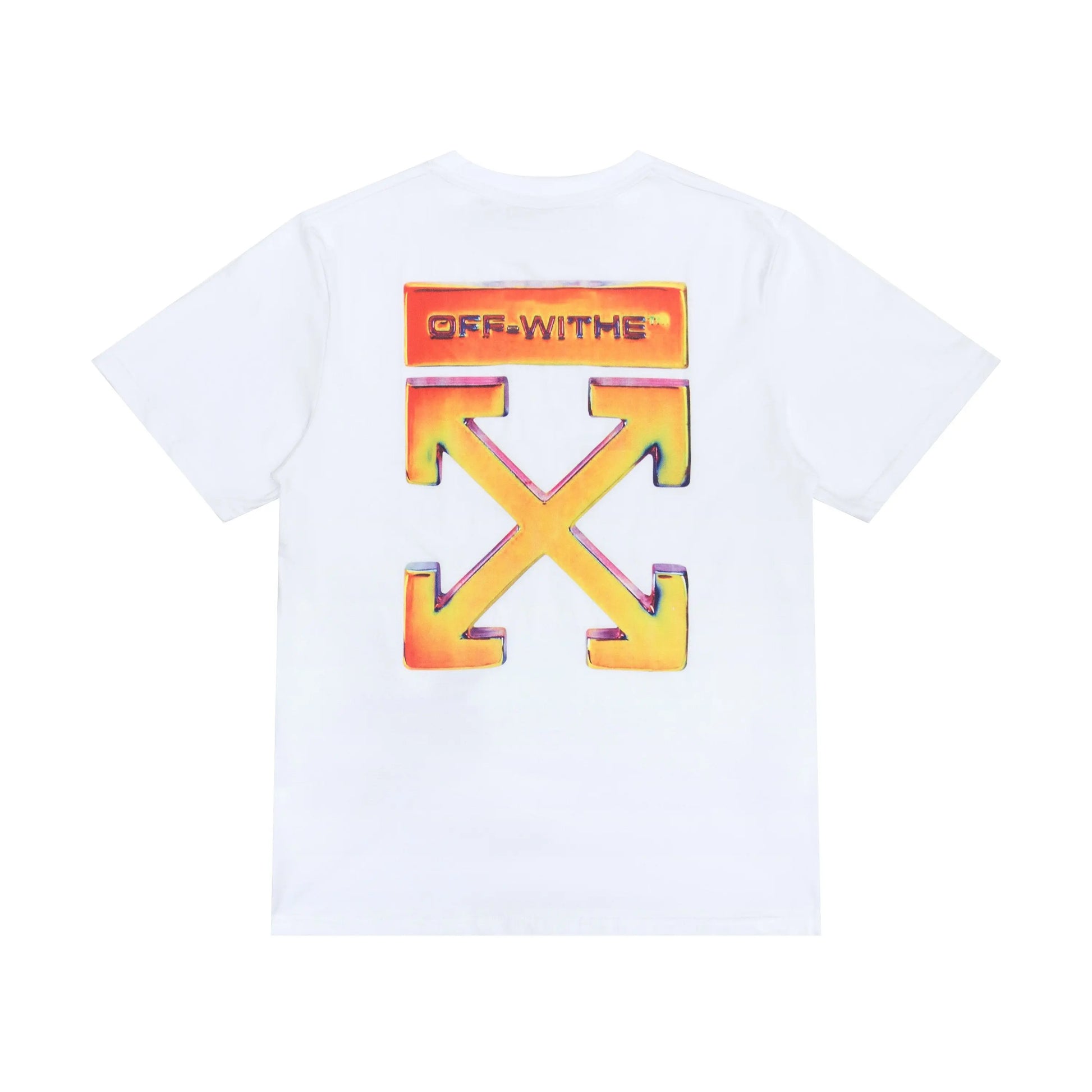 Off White - Men's Signature T-Shirt Black & White - Urban Designer Wear Metroutfits