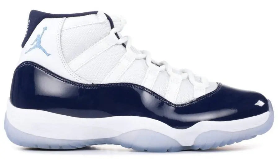Air Jordan 11 Retro High White Blue Sneakers Metroutfits