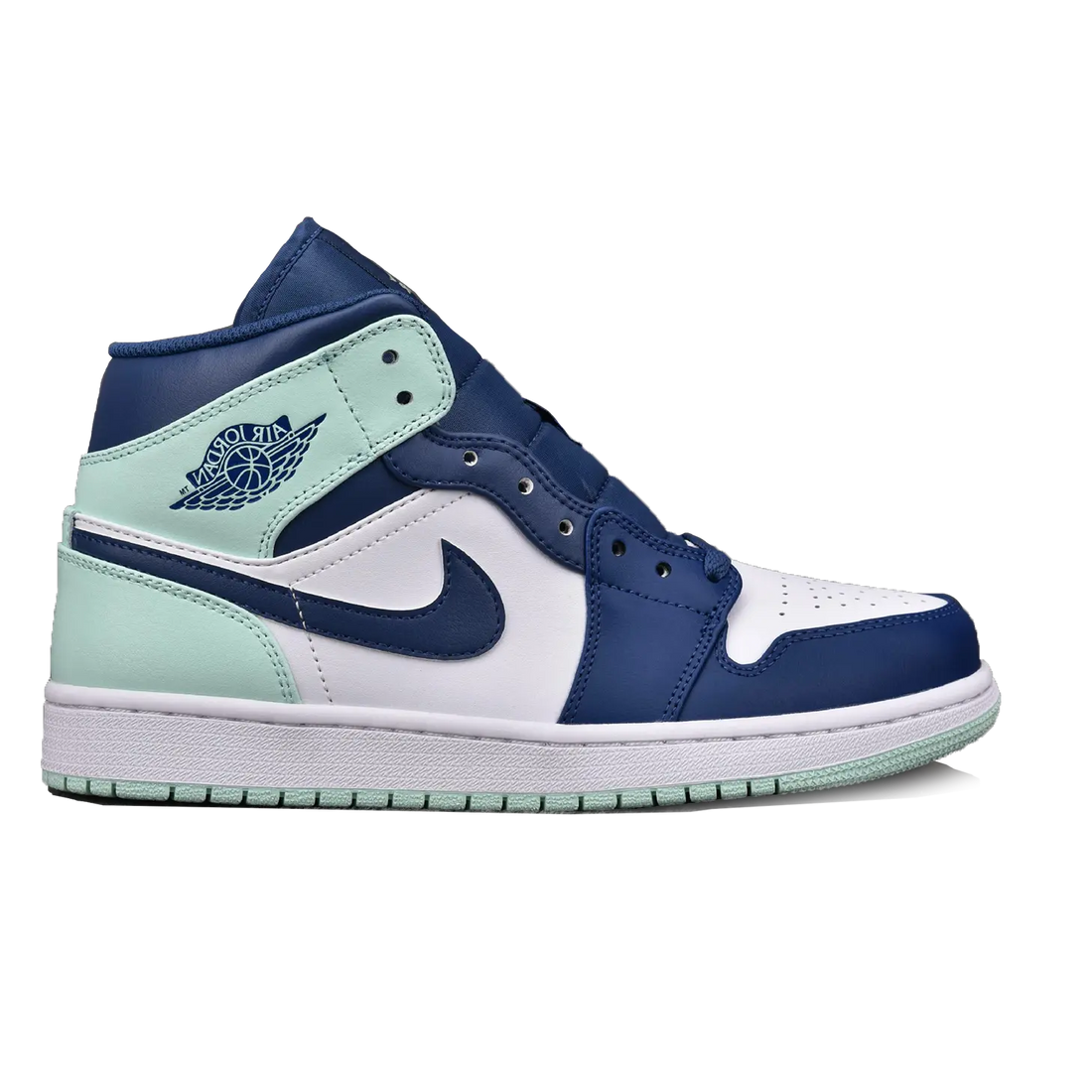 Air Jordan 1 Retro Mystic Navy Mint Foam Blue Mint Sneakers Metroutfits