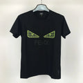 Fendi - Men's T-Shirt Black & White - Designer Casual Wear Metroutfits