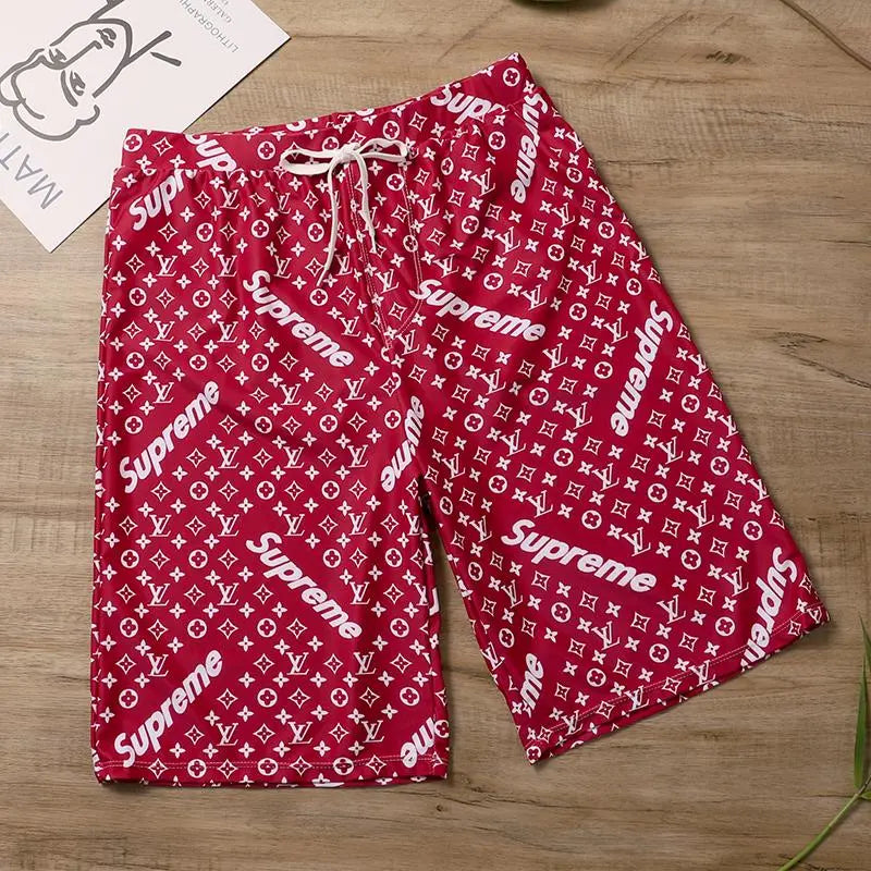 SUPREME - Men's Short Red Metroutfits