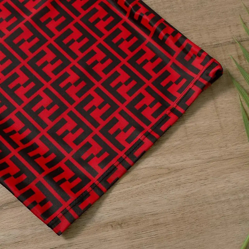 FENDI - Men's Short Red Metroutfits