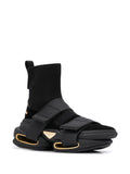 Balmain High Top Leather Unisex Sneakers New with Tag and Box Metroutfits