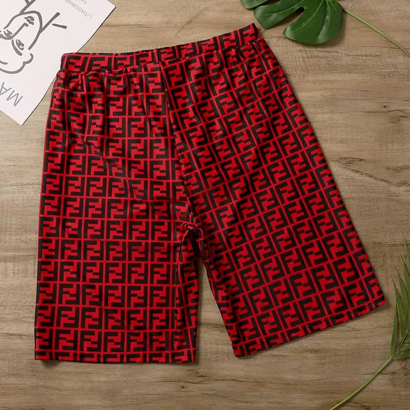 FENDI - Men's Short Red Metroutfits
