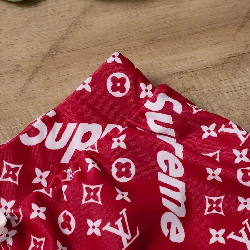 SUPREME - Men's Short Red Metroutfits