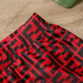 FENDI - Men's Short Red Metroutfits