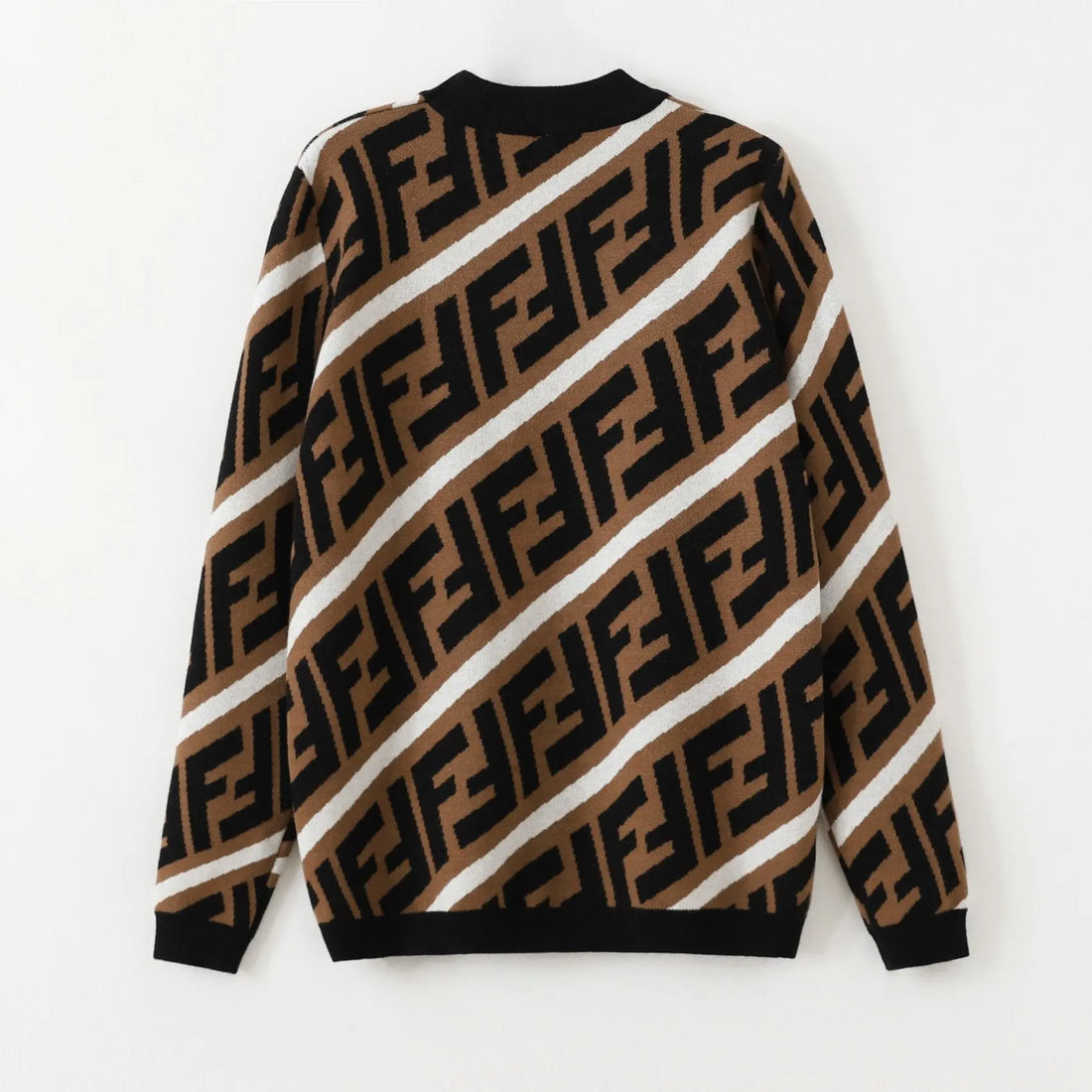 Fendi Men's Brown and Black Sweatshirt Metroutfits