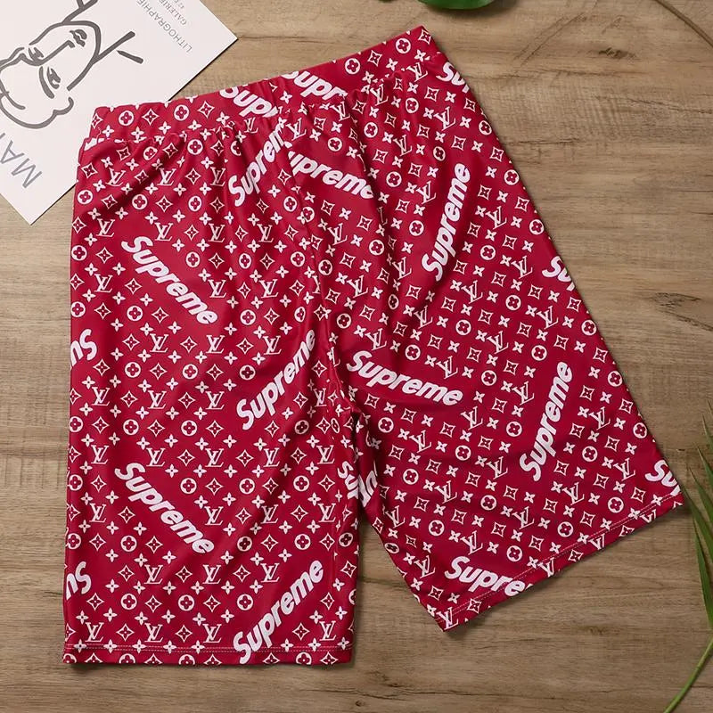 SUPREME - Men's Short Red Metroutfits