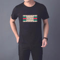 Gucci - Men's T-Shirt Black White - Designer Casual Wear Metroutfits